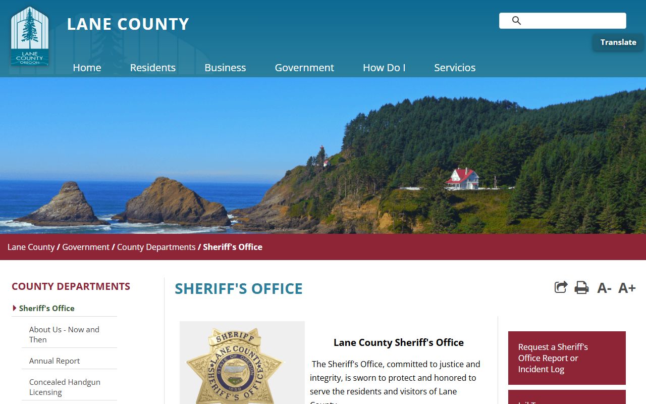 Lane County released inmates search tool in Eugene